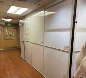 Healthcare facility containment for mold remediation