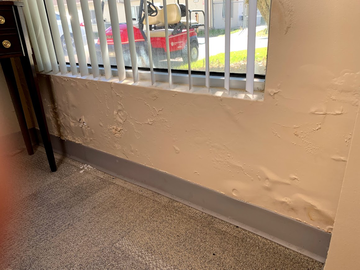 signs of interior water damage